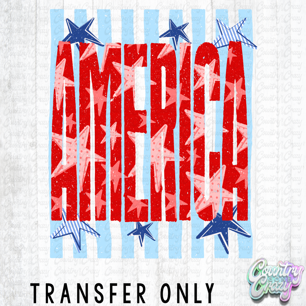 HT5668 • AMERICA VERTICAL STRIPES BLUE