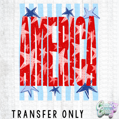 HT5668 • AMERICA VERTICAL STRIPES BLUE-Country Gone Crazy-Country Gone Crazy
