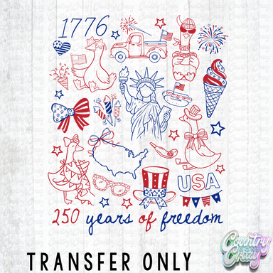HT5677 • 250 YEARS COLLAGE-Country Gone Crazy-Country Gone Crazy