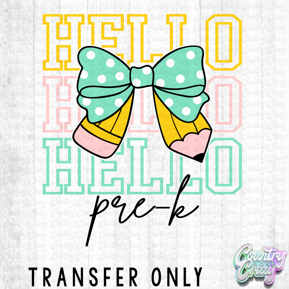 HT5707 • HELLO PRE-K BOW