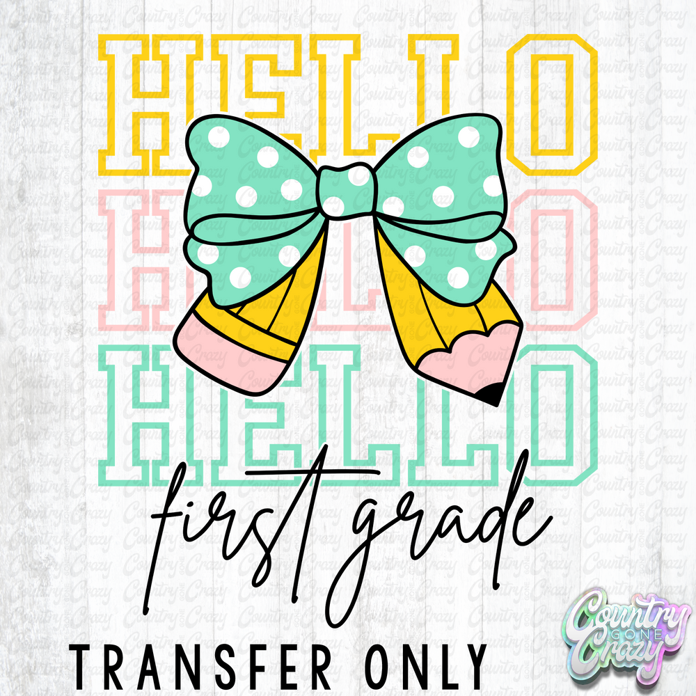 HT5709 • HELLO FIRST GRADE BOW