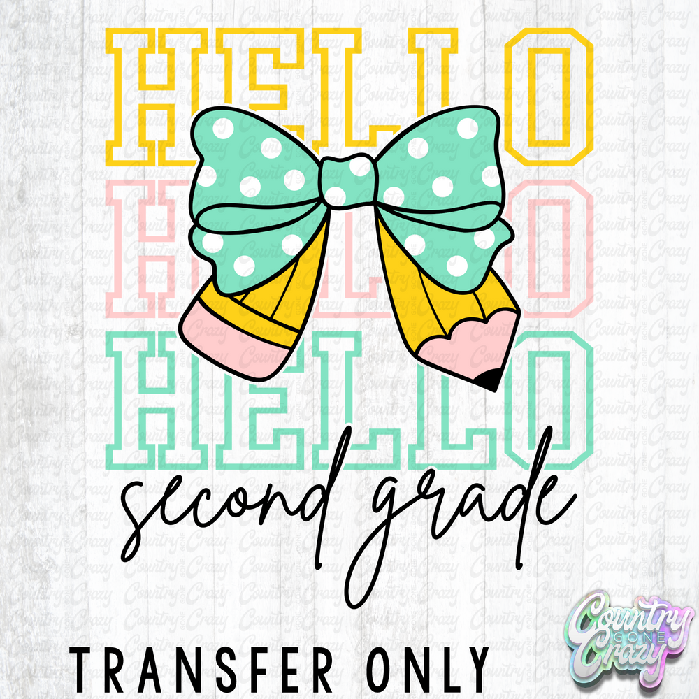 HT5710 • HELLO SECOND GRADE BOW