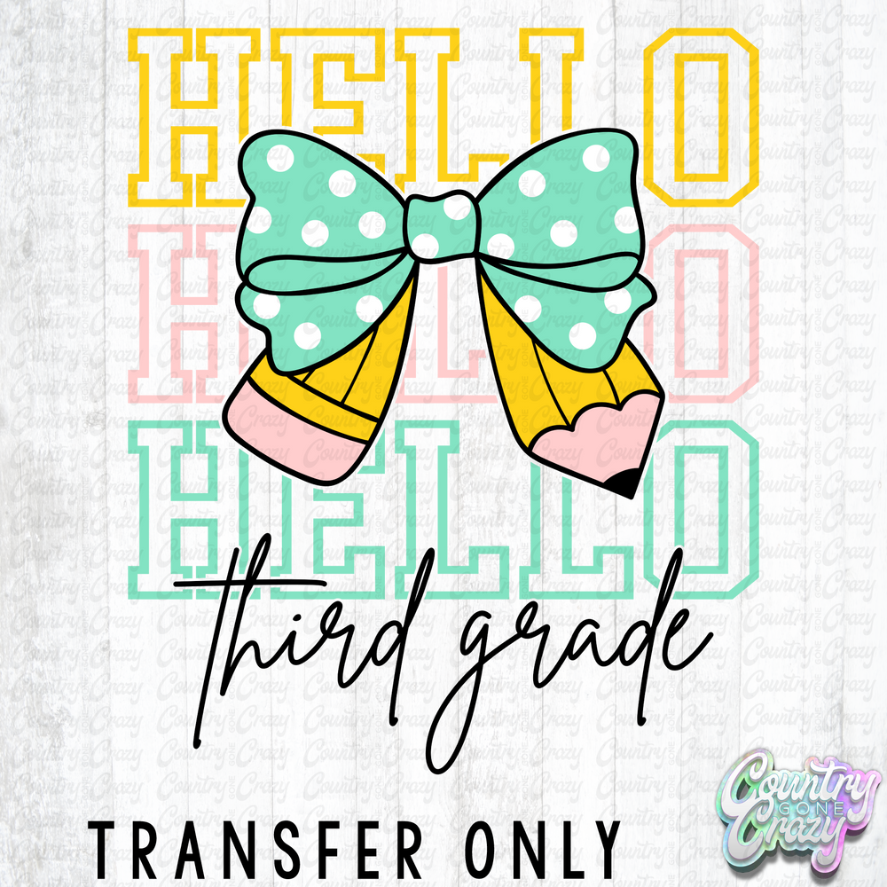 HT5711 • HELLO THIRD GRADE BOW