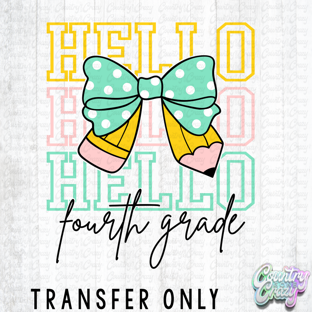 HT5712 • HELLO FOURTH GRADE BOW