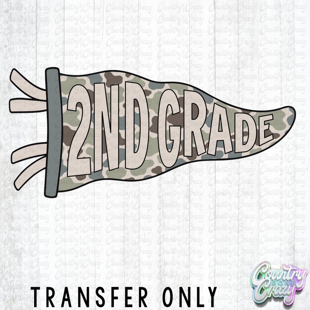 HT5723 • SECOND GRADE CAMO PENNANT-Country Gone Crazy-Country Gone Crazy