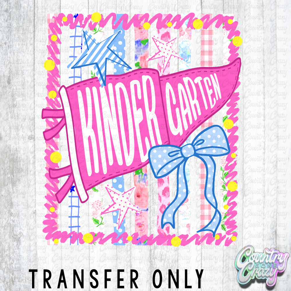 HT5747 • KINDERGARTEN PREPPY PENNANT