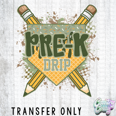 HT5752 • PRE-K DRIP PENNANT-Country Gone Crazy-Country Gone Crazy