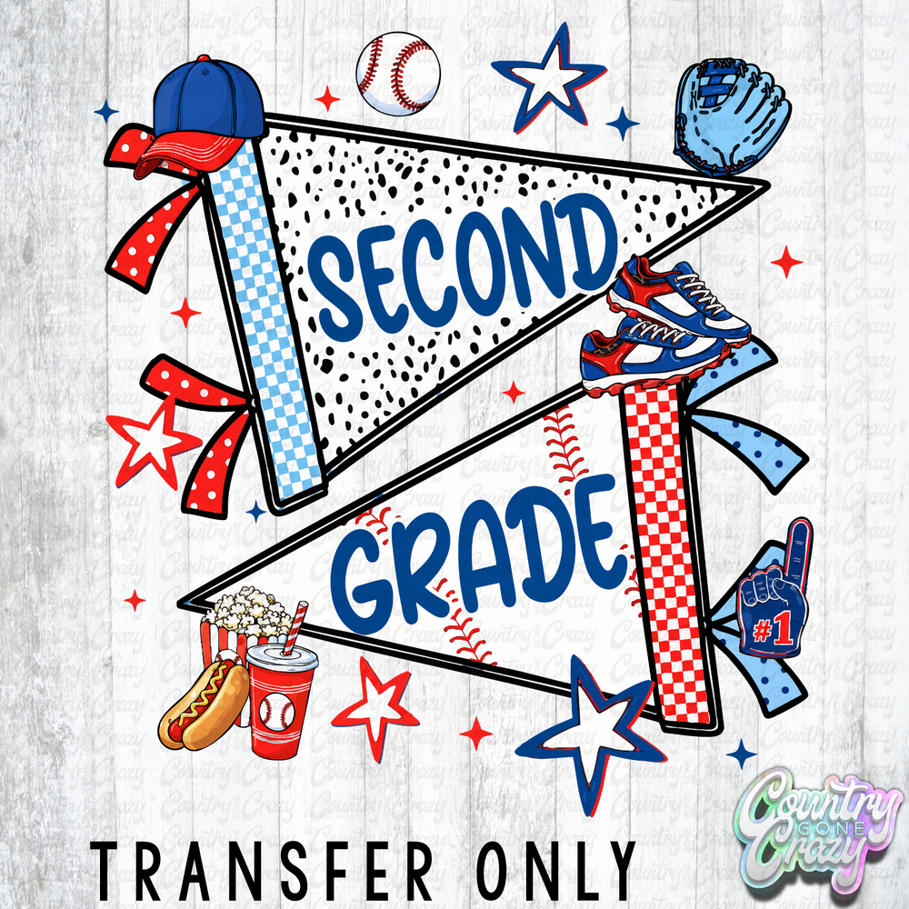 HT5769 • SECOND GRADE BASEBALL PENNANT