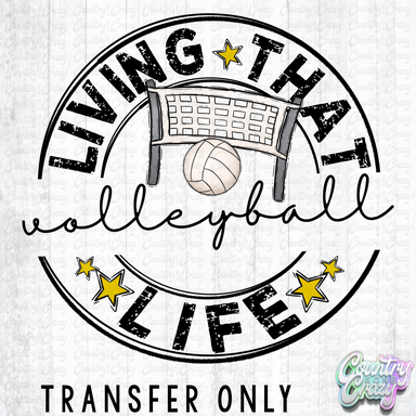 HT5794 • LIVING THAT VOLLEYBALL LIFE-Country Gone Crazy-Country Gone Crazy