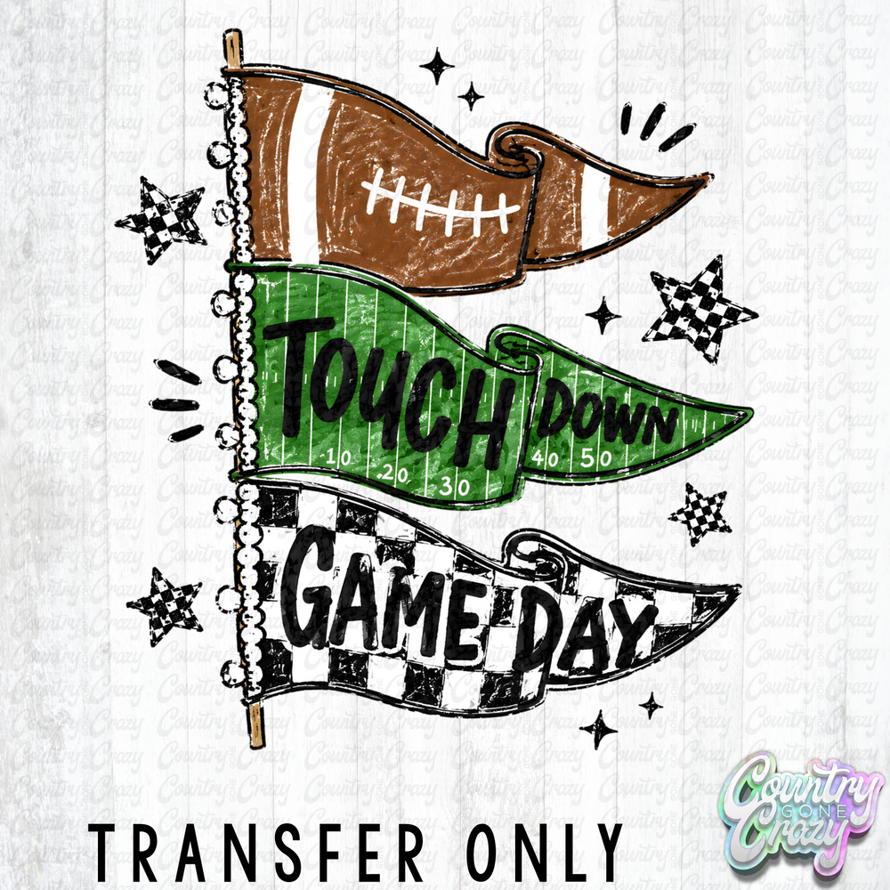 HT5799 • RETRO FOOTBALL PENNANTS