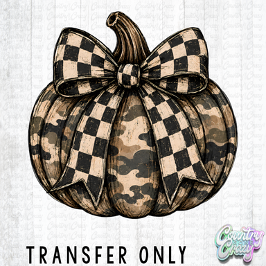 HT5803 • RETRO CAMO PUMPKIN-Country Gone Crazy-Country Gone Crazy