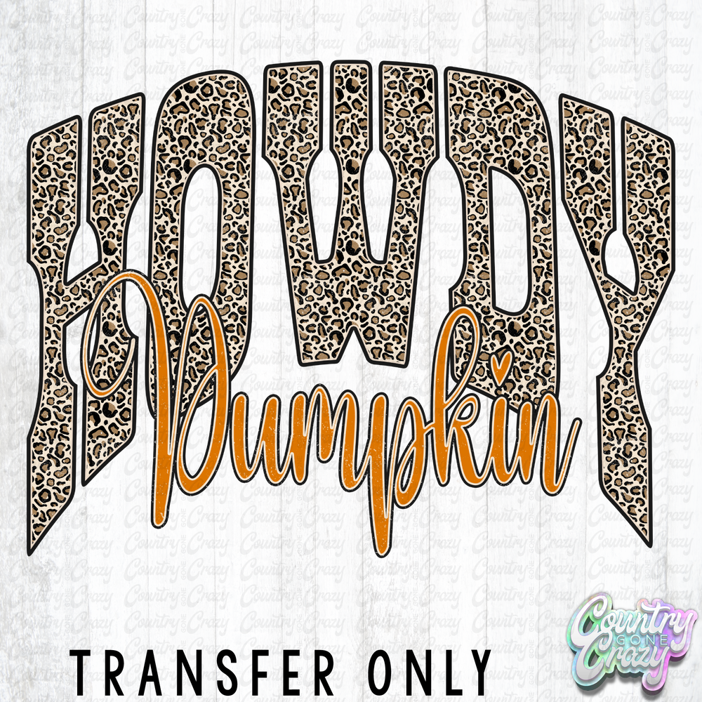 HT5808 • CHEETAH HOWDY PUMPKIN