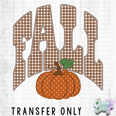 HT5809 • FALL GINGHAM-Country Gone Crazy-Country Gone Crazy