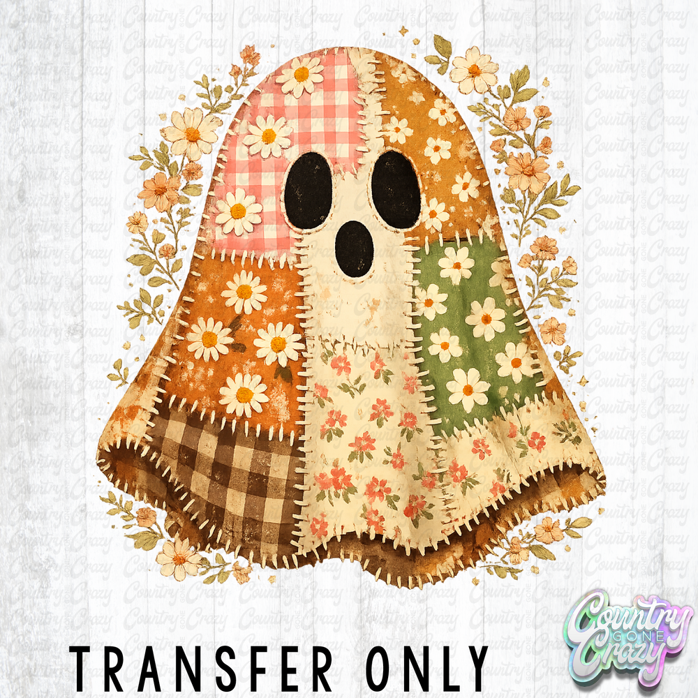 HT5811 • FLORAL PATCHWORK GHOST
