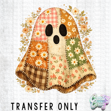 HT5811 • FLORAL PATCHWORK GHOST-Country Gone Crazy-Country Gone Crazy