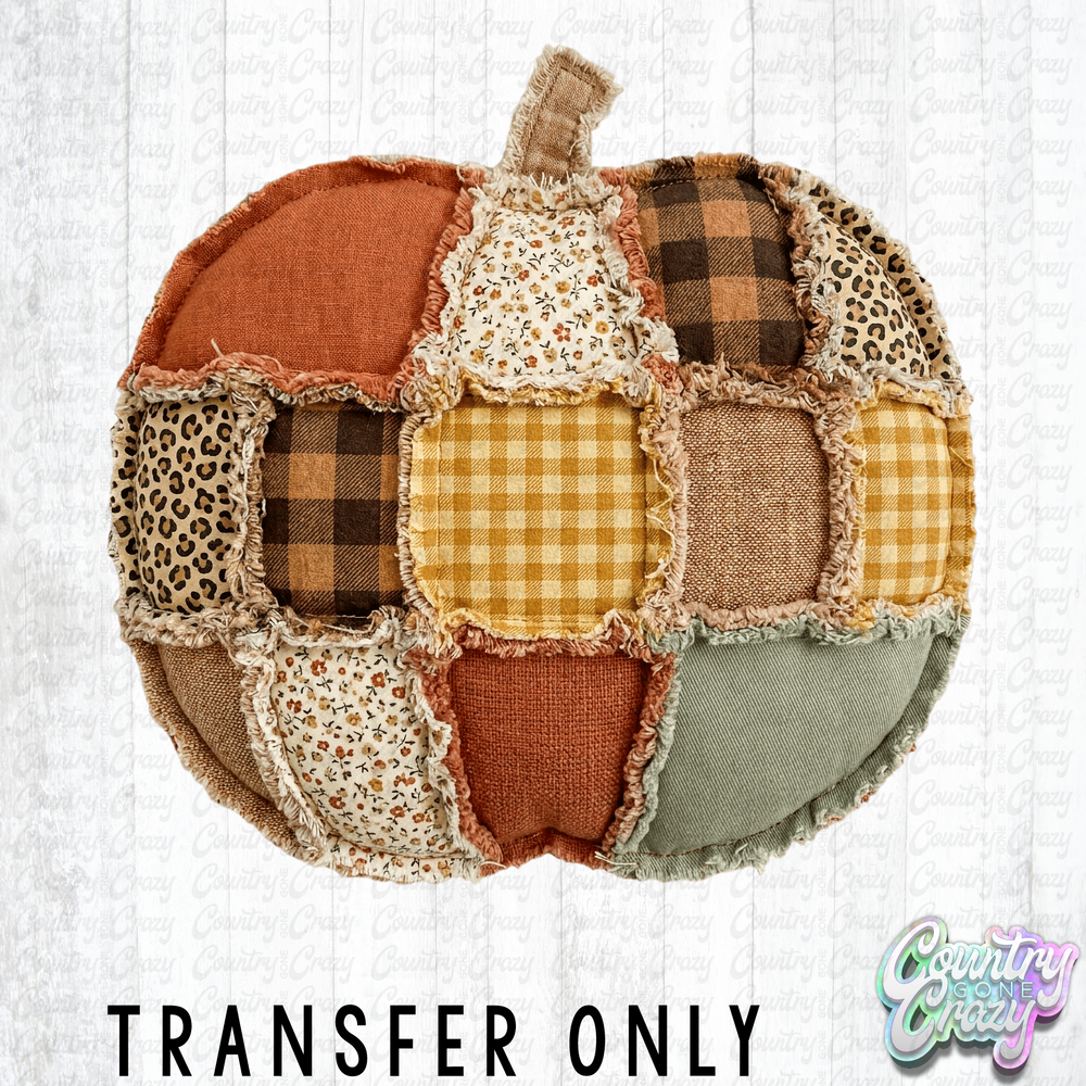 HT5814 • FAUX PATCH PUMPKIN