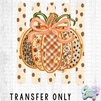 HT5816 • PUMPKIN STRIPED COQUETTE-Country Gone Crazy-Country Gone Crazy