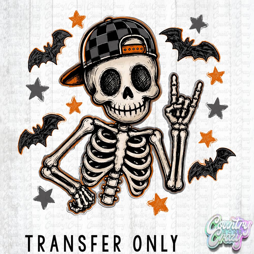 HT5826 • CHECKERED BOY SKELETON