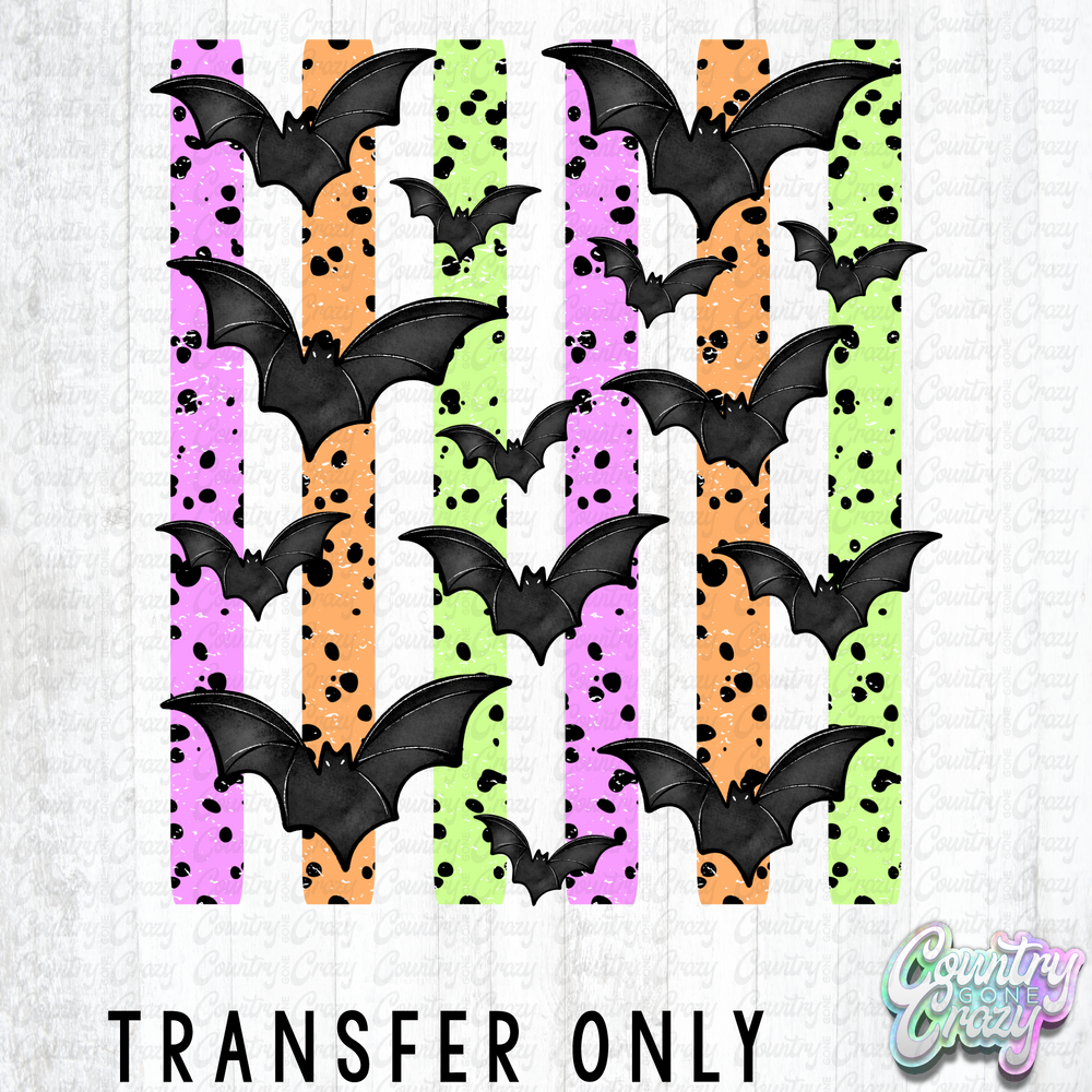 HT5838 • SPOOKY BATS STRIPED