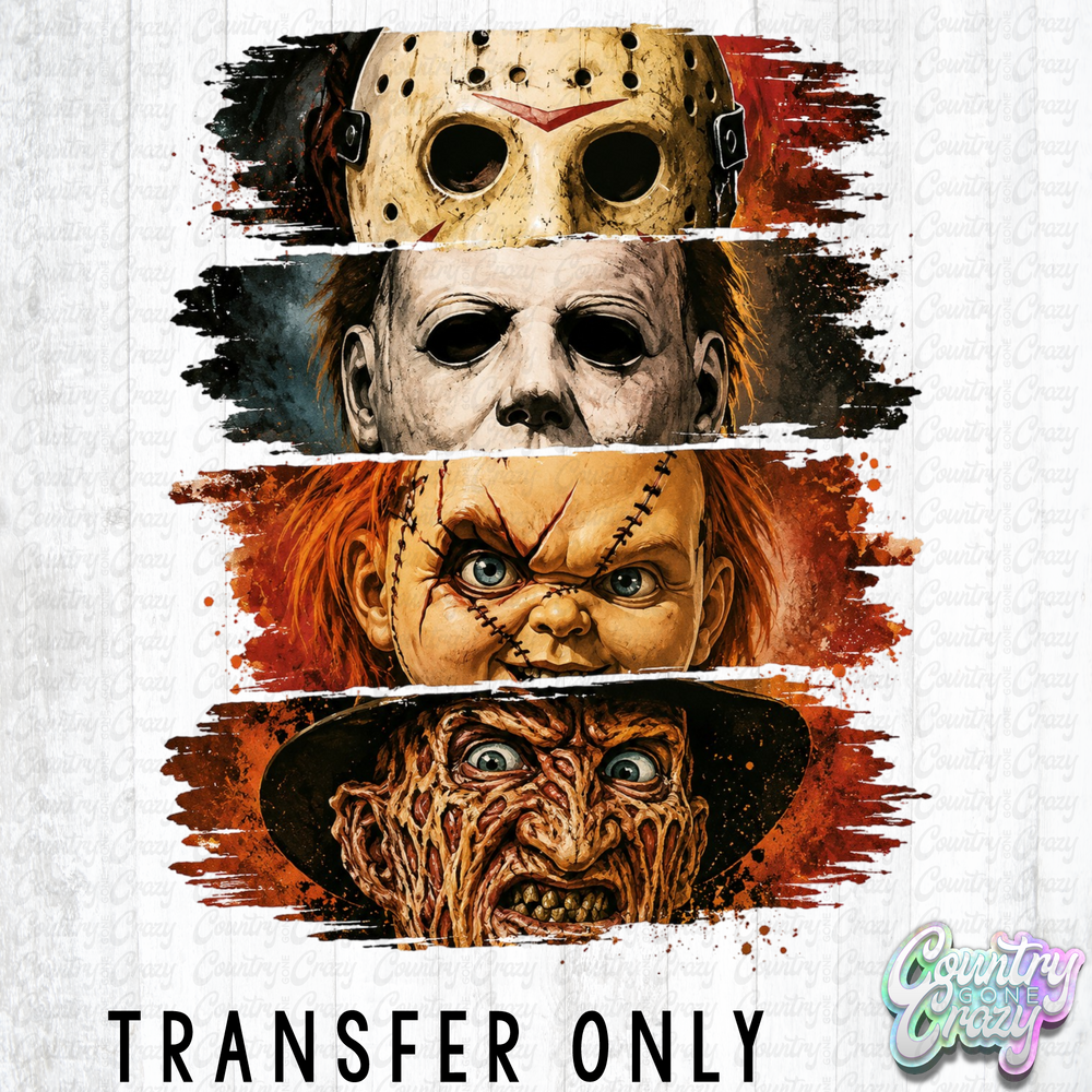 HT5847 • FOUR HORROR FACES