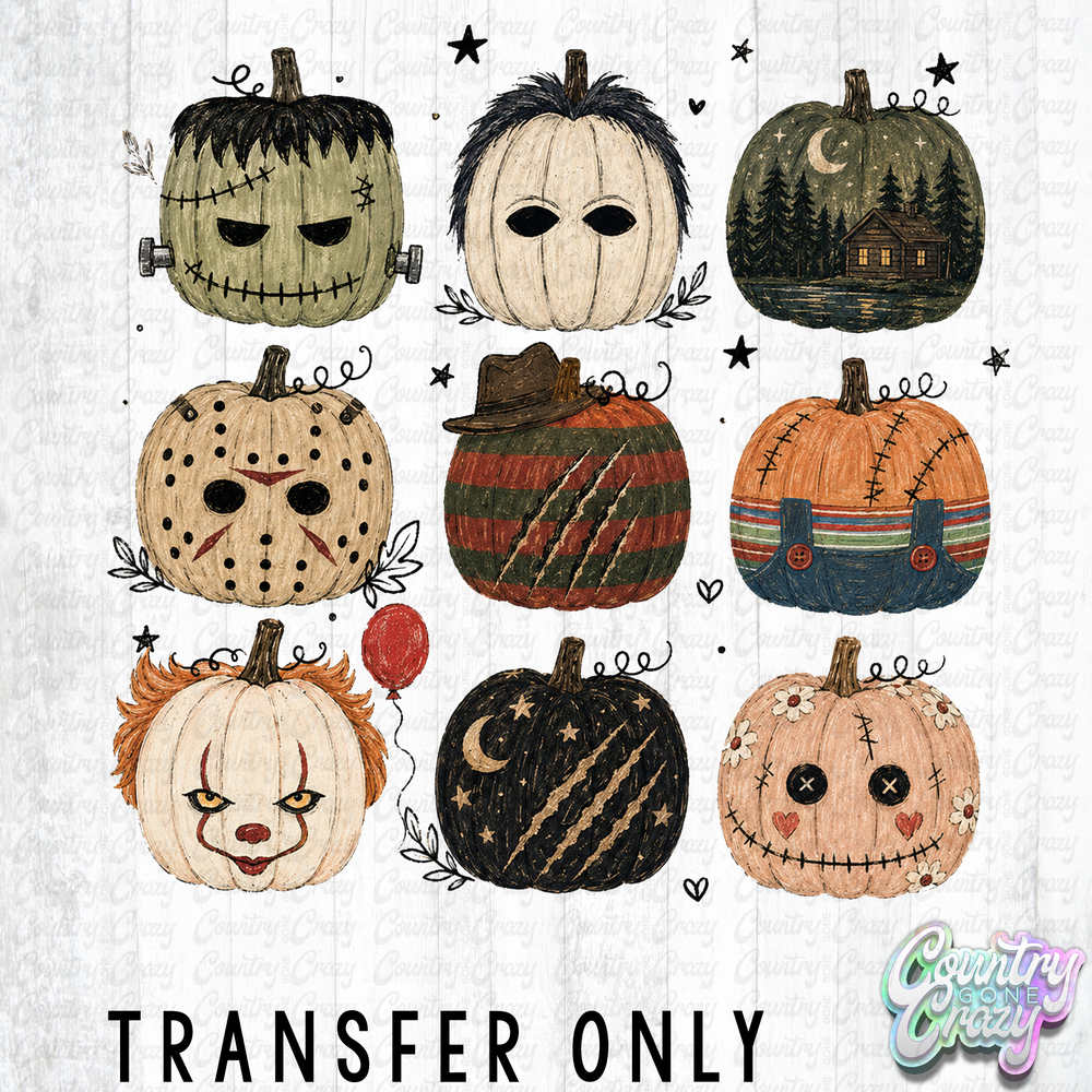 HT5848 • HORROR HALLOWEEN PUMPKINS