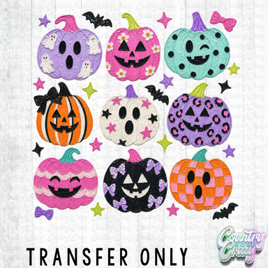 HT5852 • DOODLE PUMPKINS-Country Gone Crazy-Country Gone Crazy