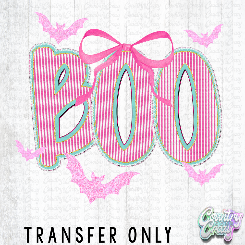 HT5855 • FAUX GLITTER BOO