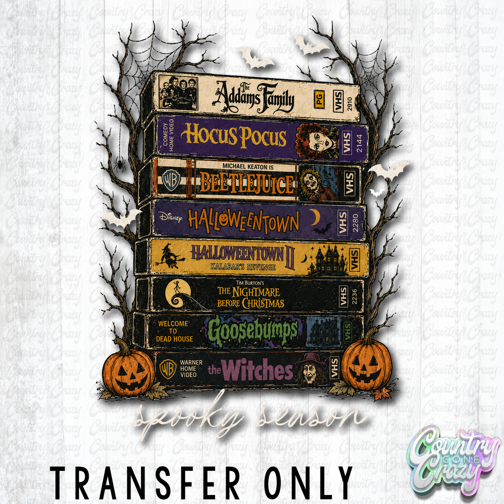 HT5856 • HALLOWEEN VHS TAPES