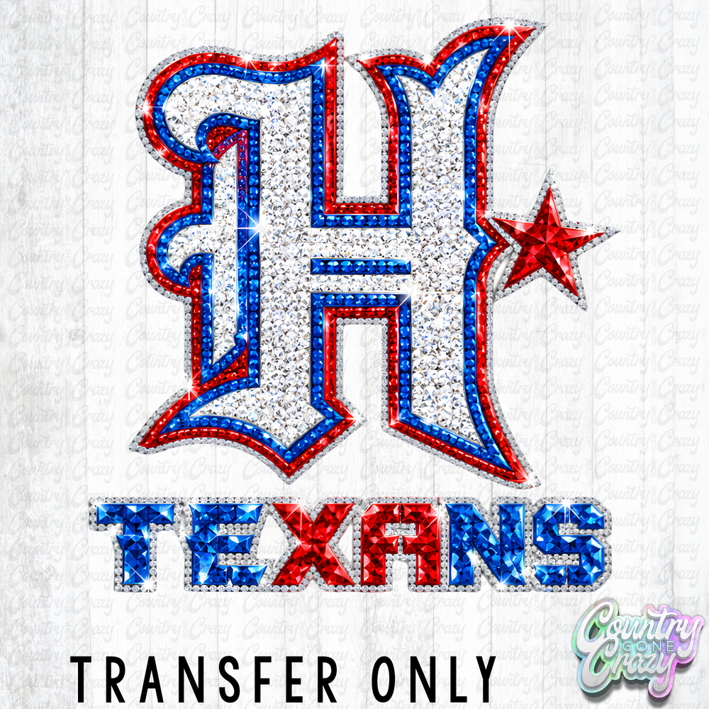 HT5865 • FAUX DIAMOND H-TOWN-Country Gone Crazy-Country Gone Crazy