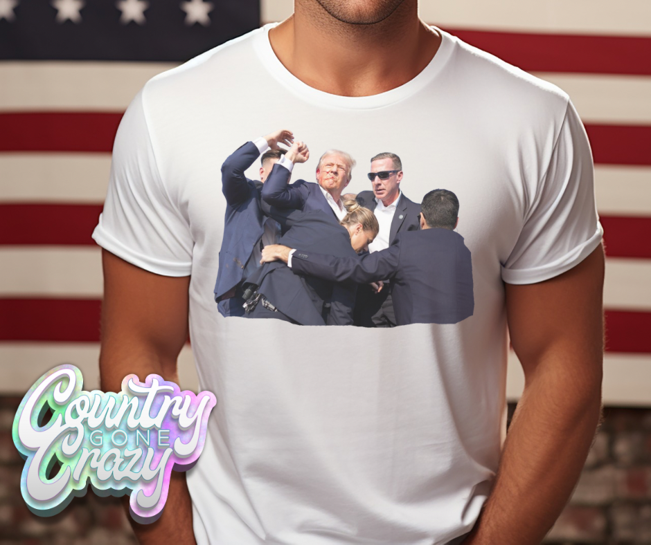 GOD BLESS TRUMP - T-Shirt-Country Gone Crazy-Country Gone Crazy