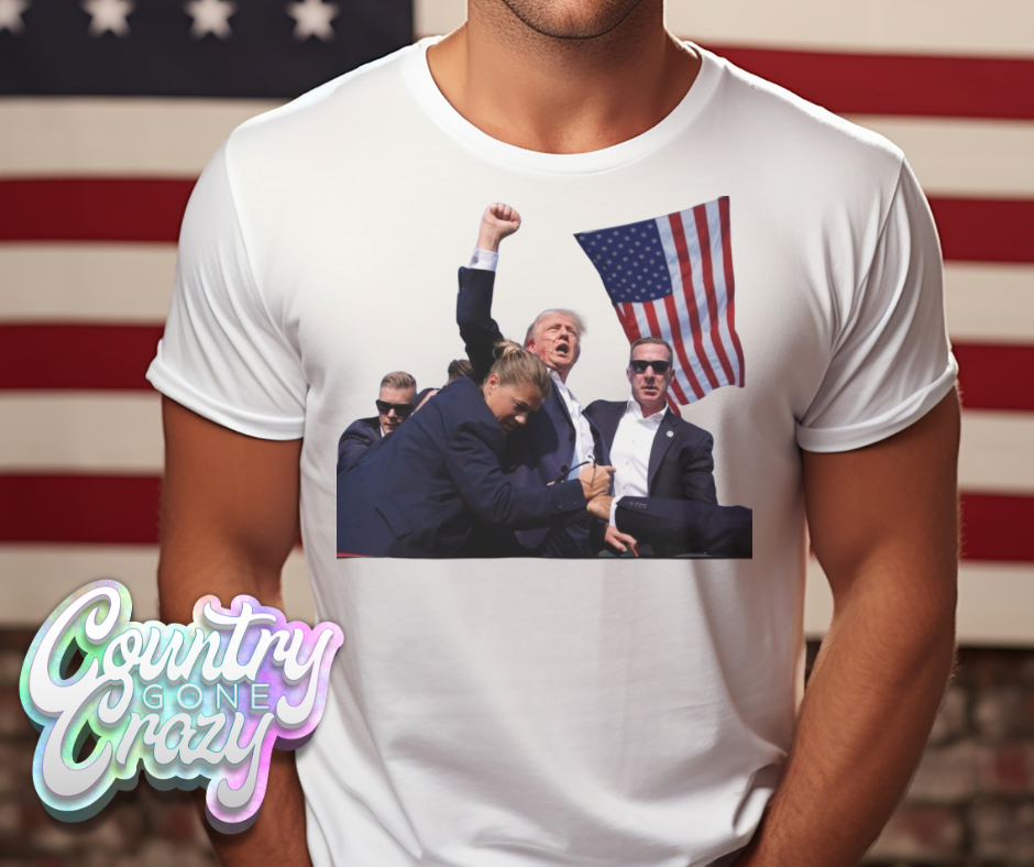 GOD BLESS TRUMP - T-Shirt-Country Gone Crazy-Country Gone Crazy