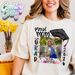 PROUD // FLORAL FRAME // CUSTOM 2026 GRADUATE with Picture - T-SHIRT-Country Gone Crazy-Country Gone Crazy