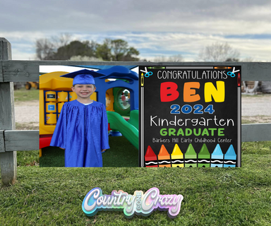 Ready to Hang - Kindergarten Graduation Banner-Country Gone Crazy-Country Gone Crazy