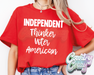 Independent Thinker Voter American - T-Shirt-Country Gone Crazy-Country Gone Crazy