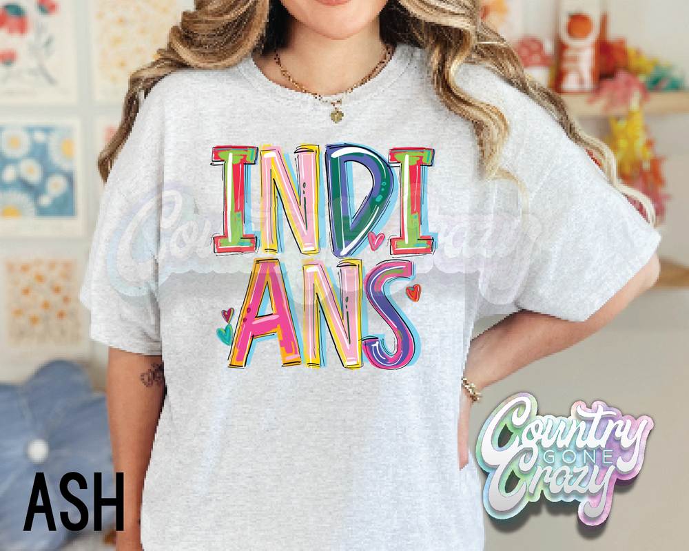 Indians • Splash • T-Shirt-Country Gone Crazy-Country Gone Crazy