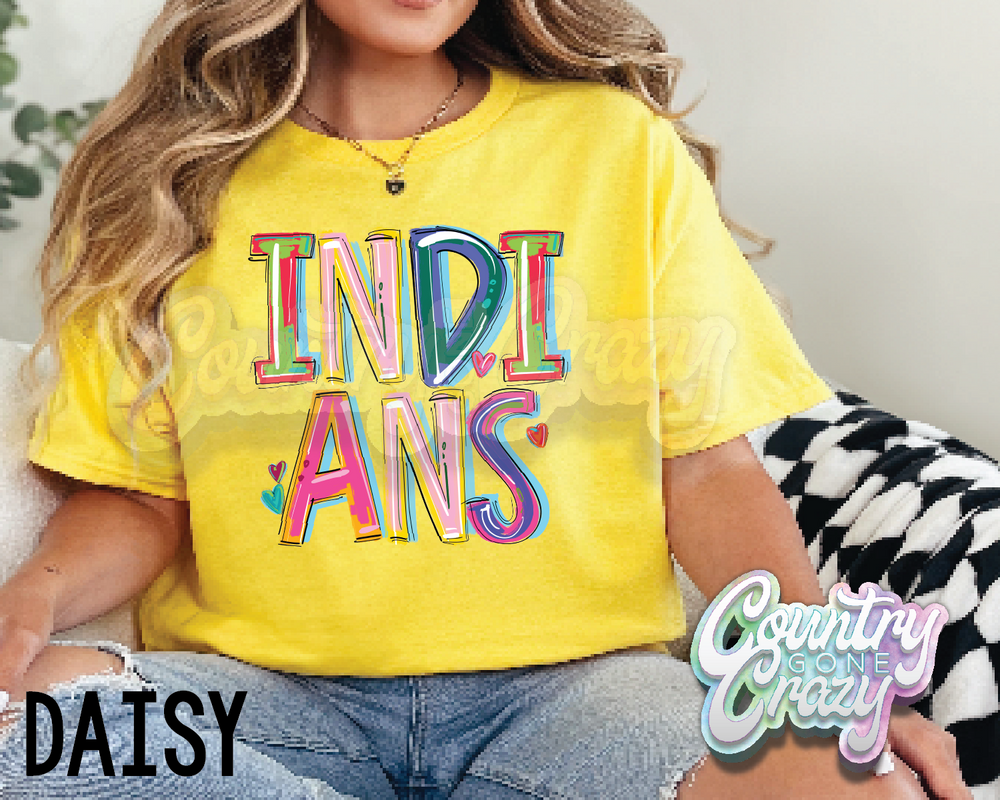 Indians • Splash • T-Shirt-Country Gone Crazy-Country Gone Crazy