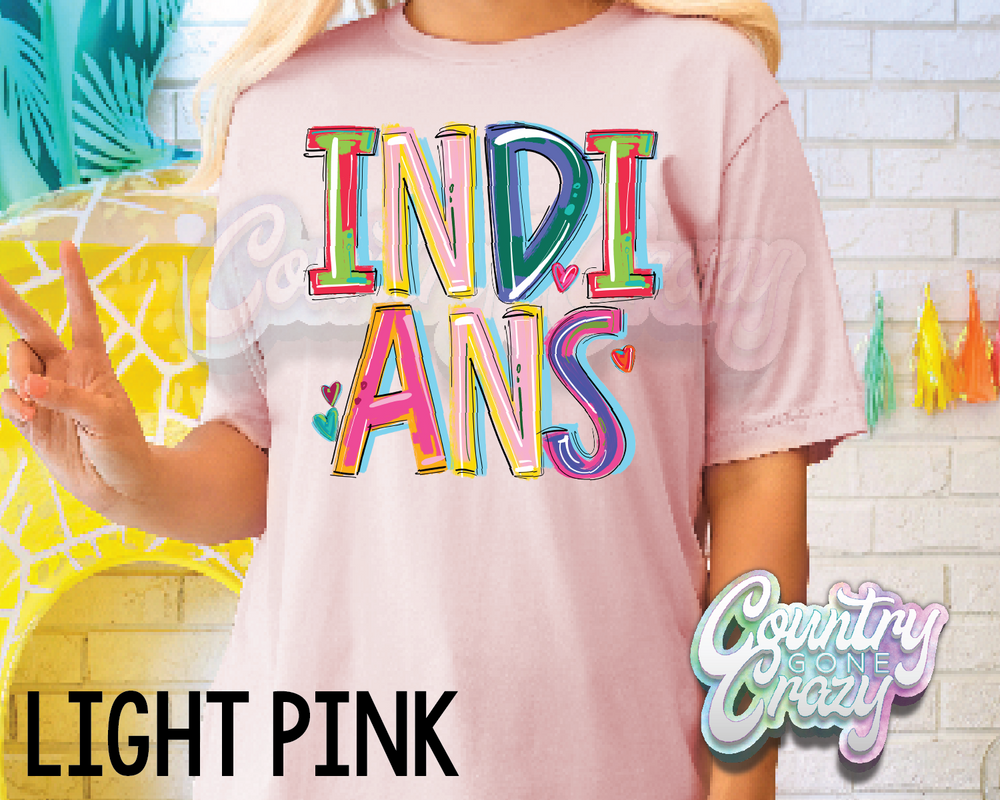 Indians • Splash • T-Shirt-Country Gone Crazy-Country Gone Crazy