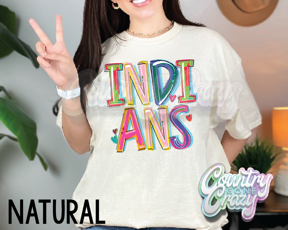 Indians • Splash • T-Shirt-Country Gone Crazy-Country Gone Crazy