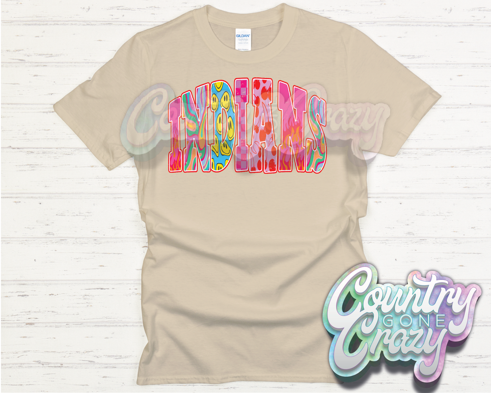 INDIANS // GOOD VIBES // T-Shirt-Country Gone Crazy-Country Gone Crazy