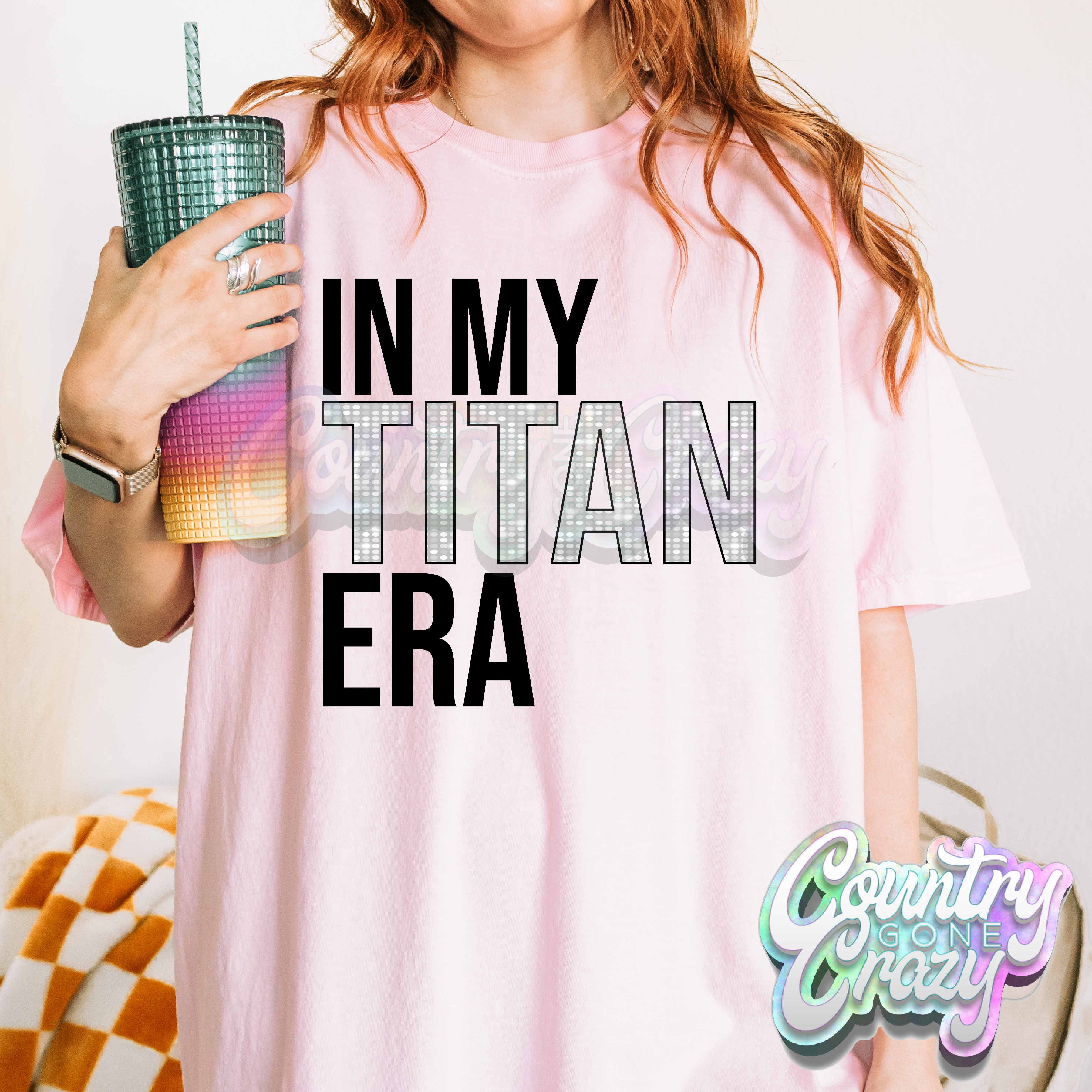 Titans - Boxed Leopard Bella Canvas T-Shirt — Country Gone Crazy