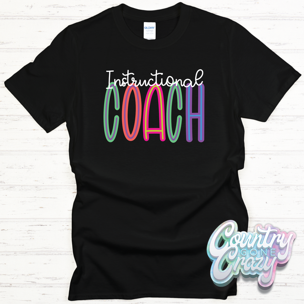 Instructional Coach Bright T-Shirt-Country Gone Crazy-Country Gone Crazy