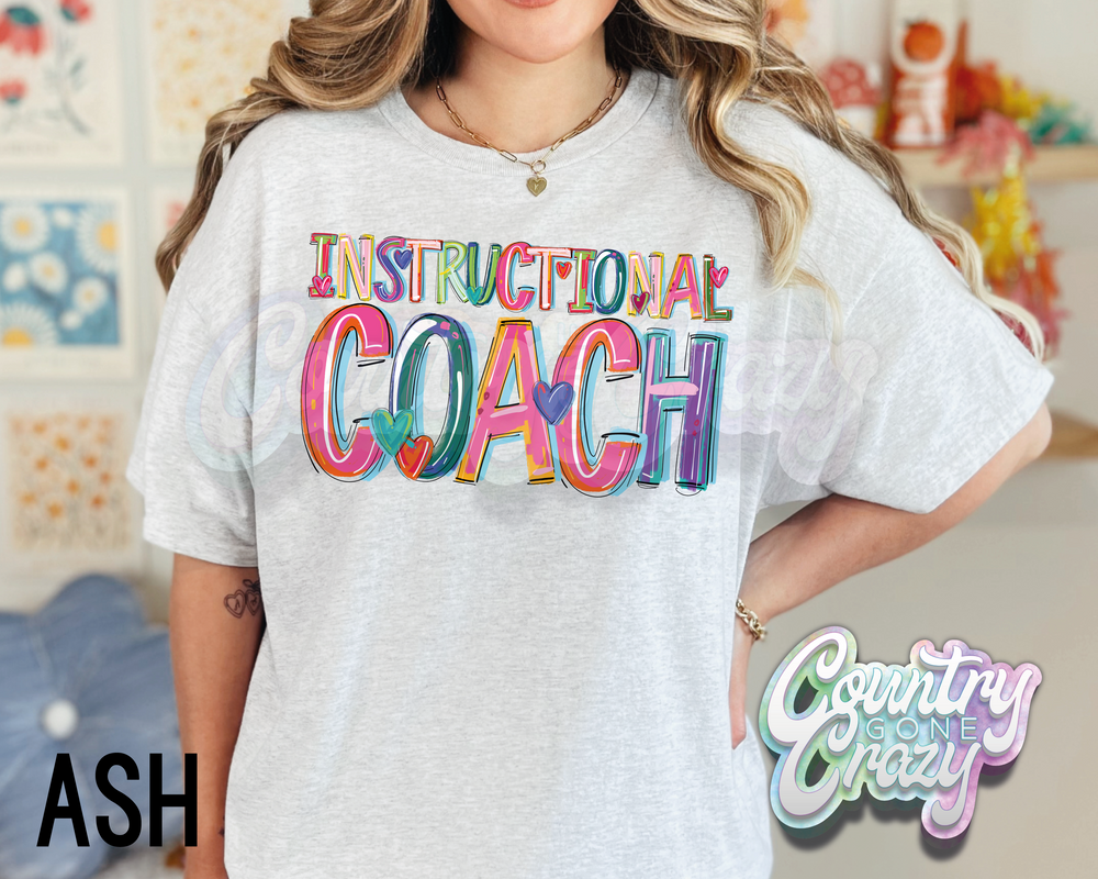 Instructional Coach • Splash • T-Shirt-Country Gone Crazy-Country Gone Crazy