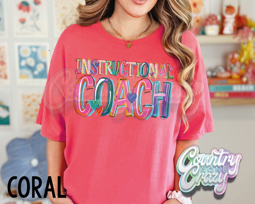 Instructional Coach • Splash • T-Shirt-Country Gone Crazy-Country Gone Crazy