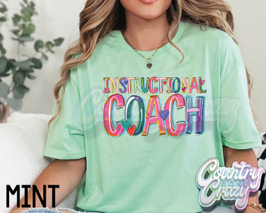 Instructional Coach • Splash • T-Shirt-Country Gone Crazy-Country Gone Crazy