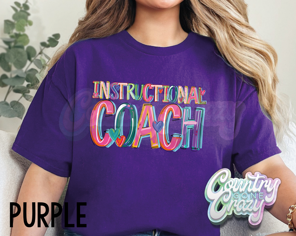 Instructional Coach • Splash • T-Shirt-Country Gone Crazy-Country Gone Crazy