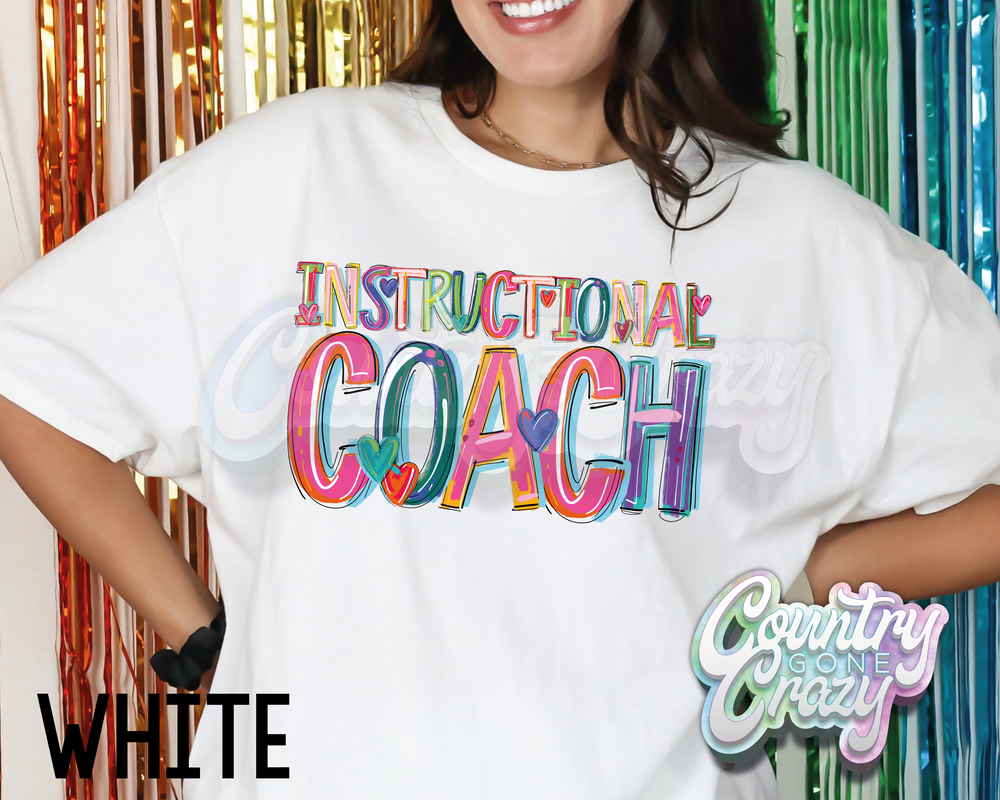 Instructional Coach • Splash • T-Shirt-Country Gone Crazy-Country Gone Crazy