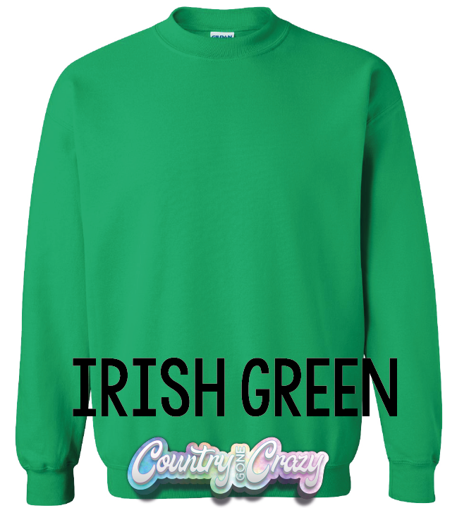 Adult Sweatshirt - Irish Green-Gildan-Country Gone Crazy