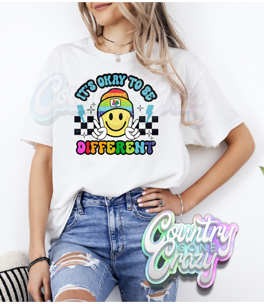 It's okay to be different - T-Shirt-Country Gone Crazy-Country Gone Crazy