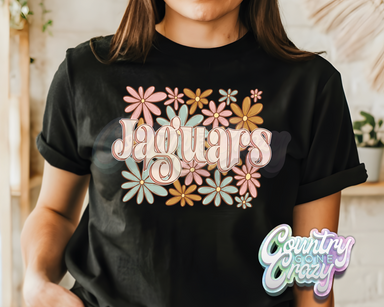 Jaguars • Blooming Boho • T-Shirt-Country Gone Crazy-Country Gone Crazy