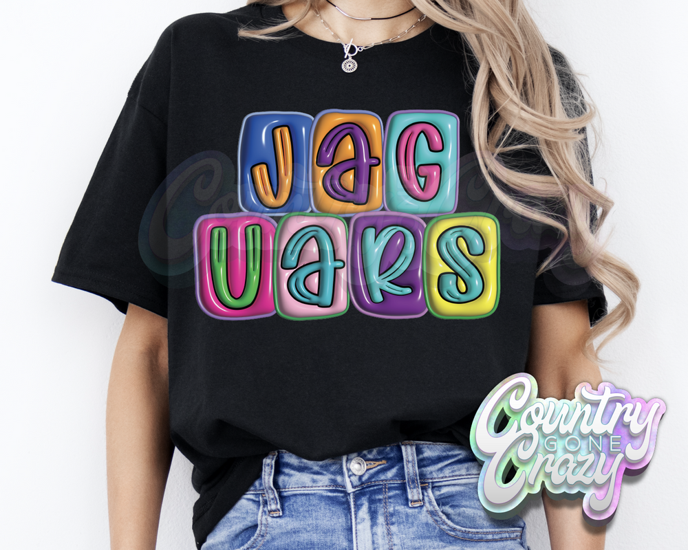 Jaguars •• Bubble •• T-Shirt-Country Gone Crazy-Country Gone Crazy